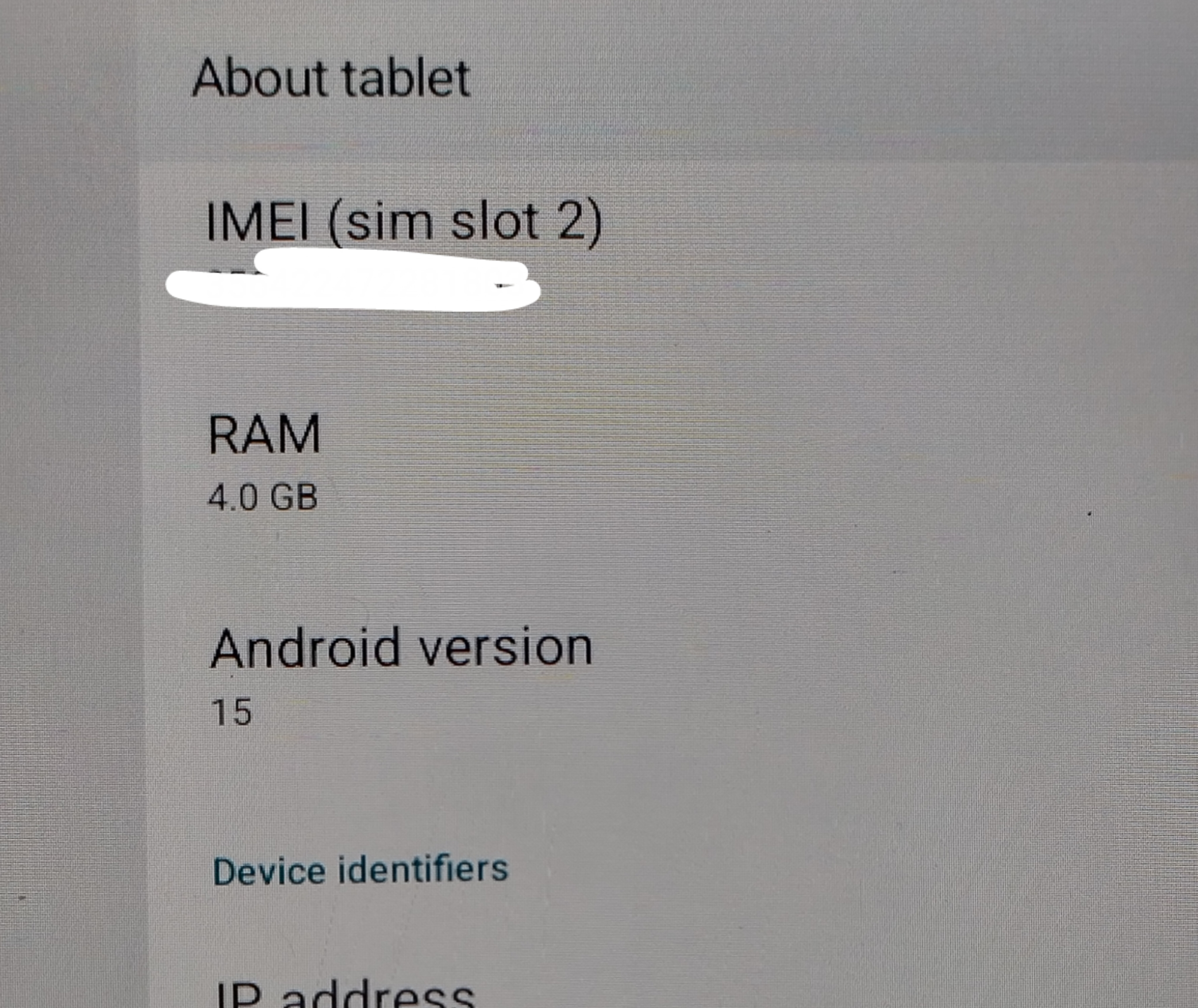 Dixon Tablet 2
